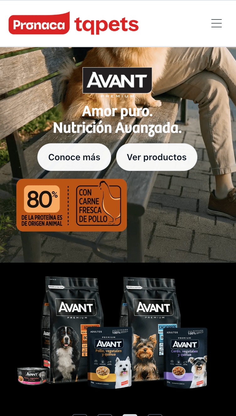 Avant - Mascotas en hogar
